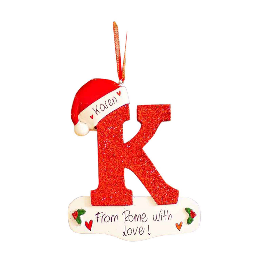 English Letters Christmas Letters Decorative Pendant
